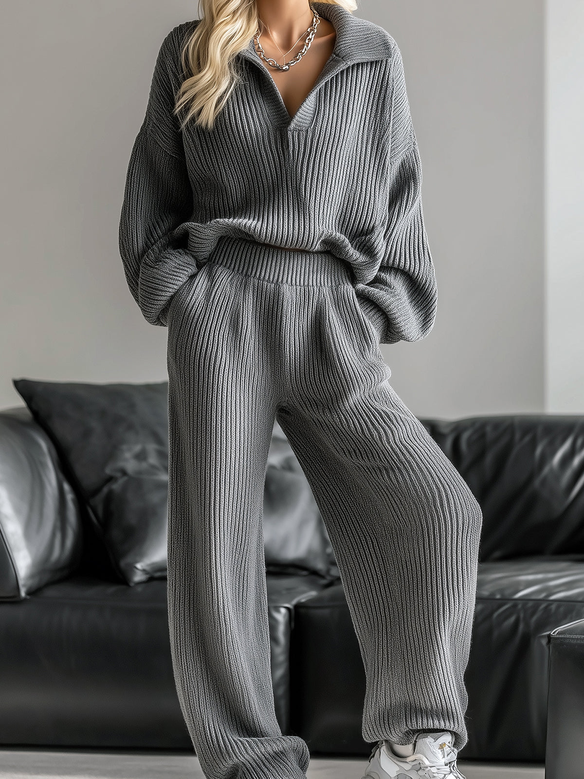 Mia™ | Cozy Knit Lounge Set