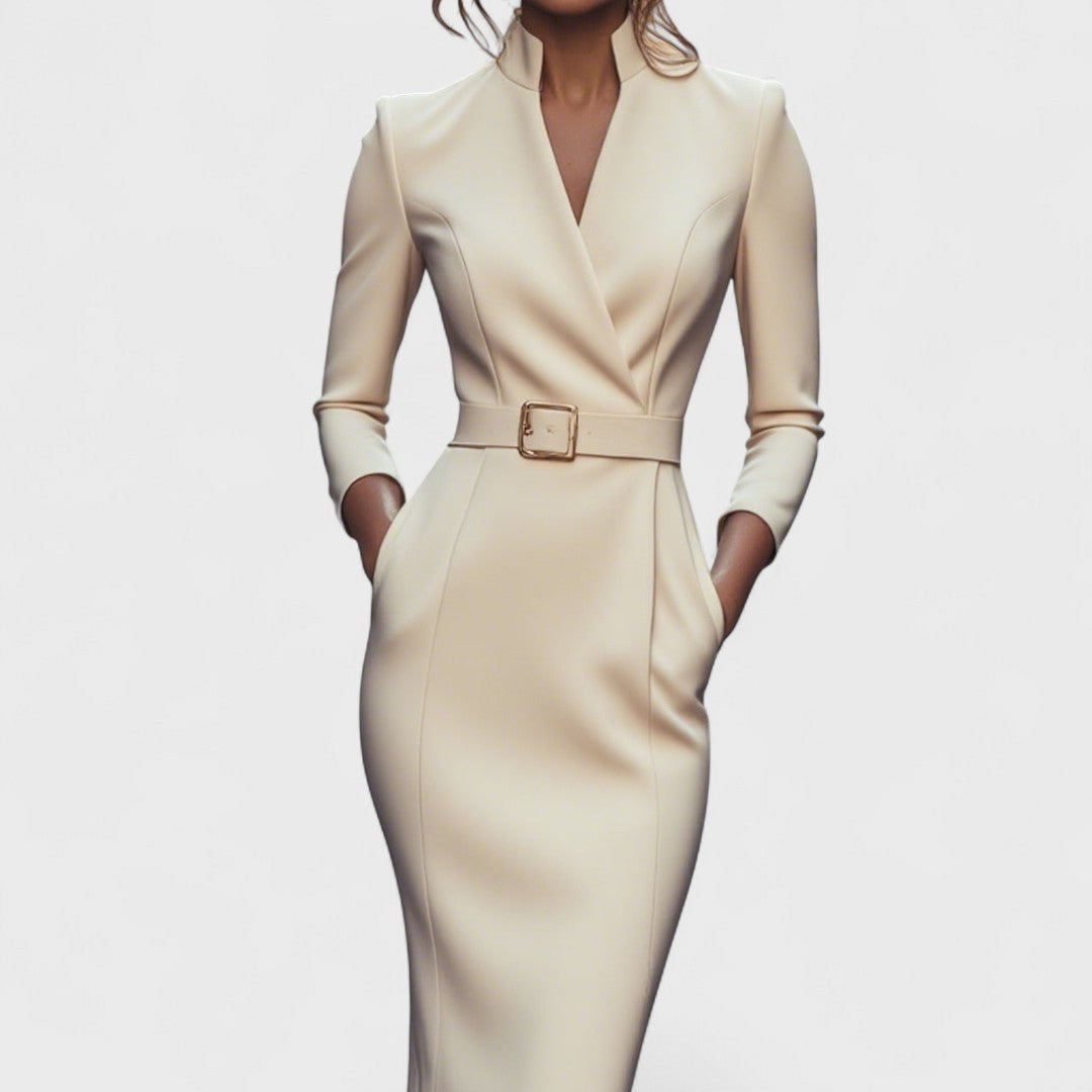 Alexia | Luxe & Elegant Belted Maxi Dress