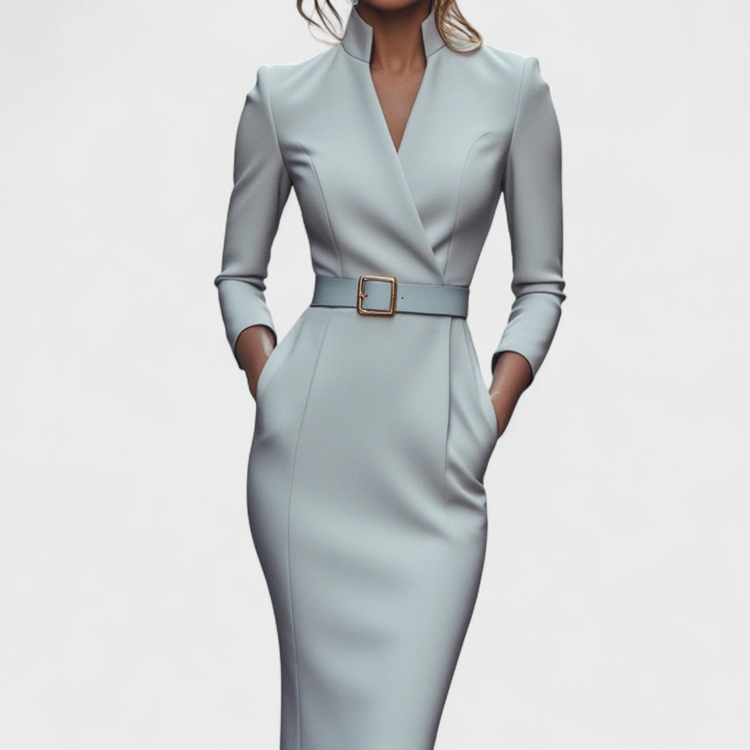 Alexia | Luxe & Elegant Belted Maxi Dress