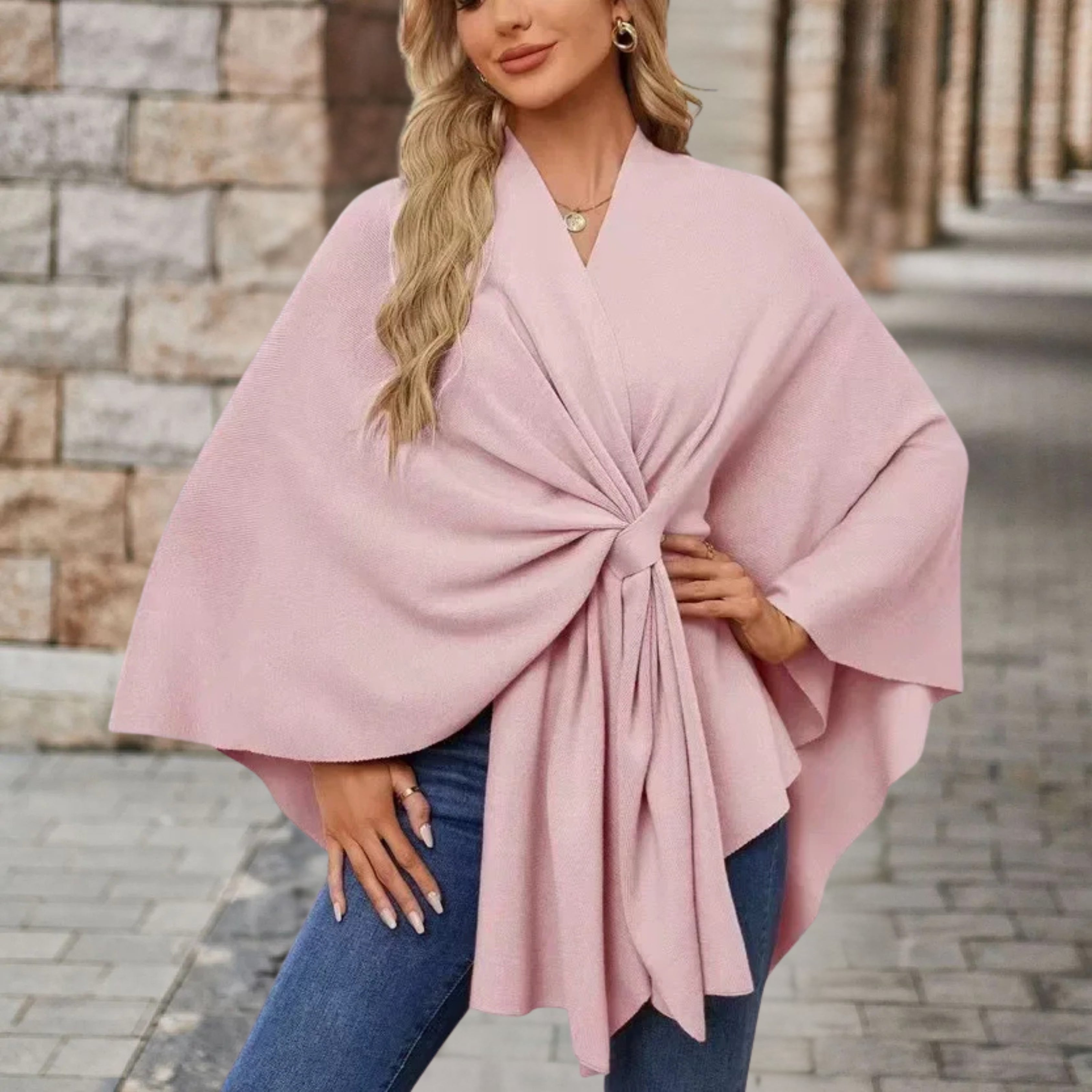 Chloe | Elegant Poncho Sweater
