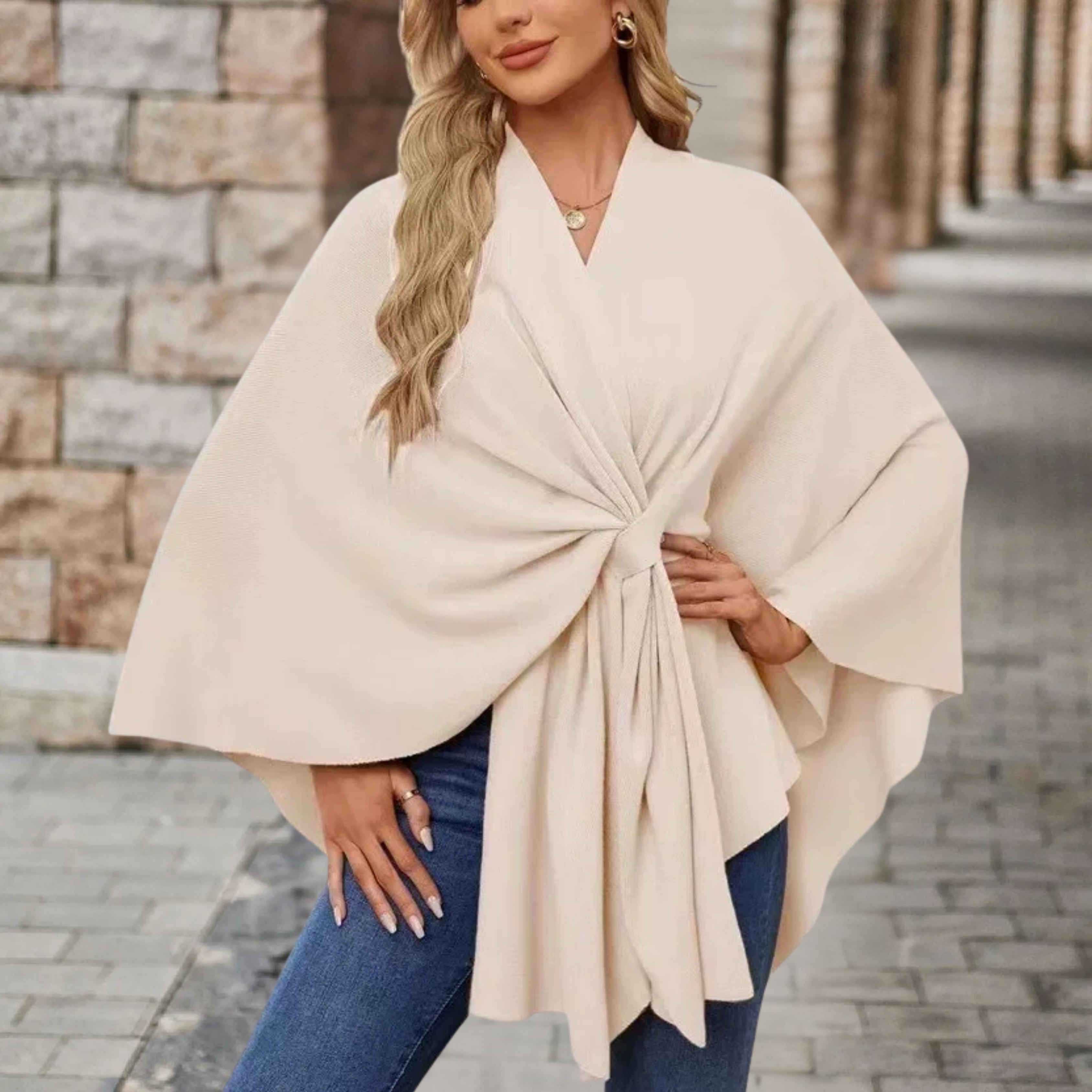 Chloe | Elegant Poncho Sweater
