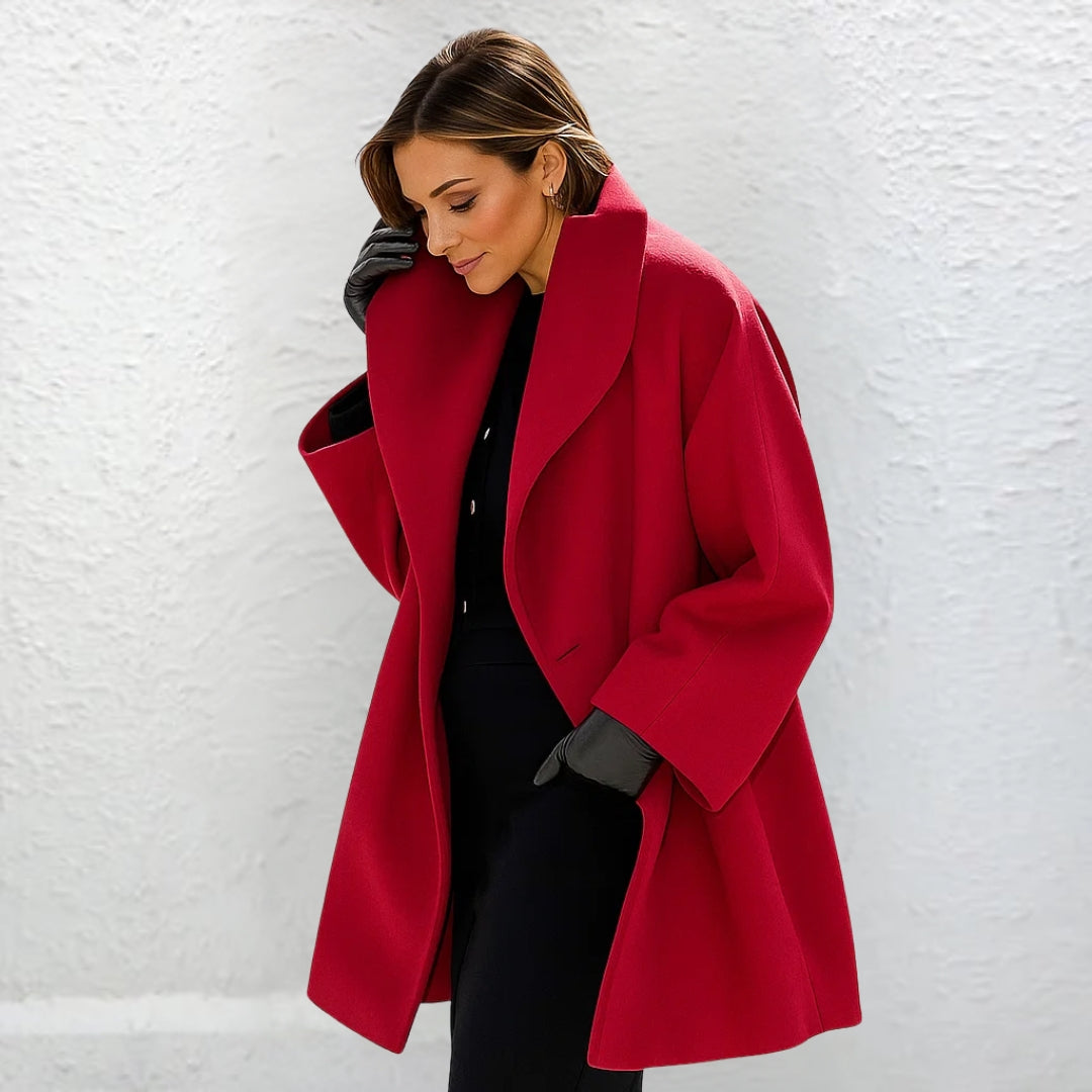 Ezra™ | Elegant Long Wool Coat
