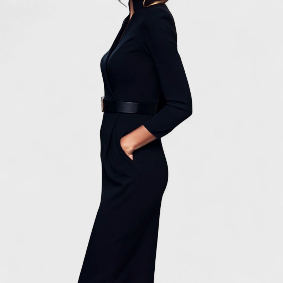 Alexia | Luxe & Elegant Belted Maxi Dress