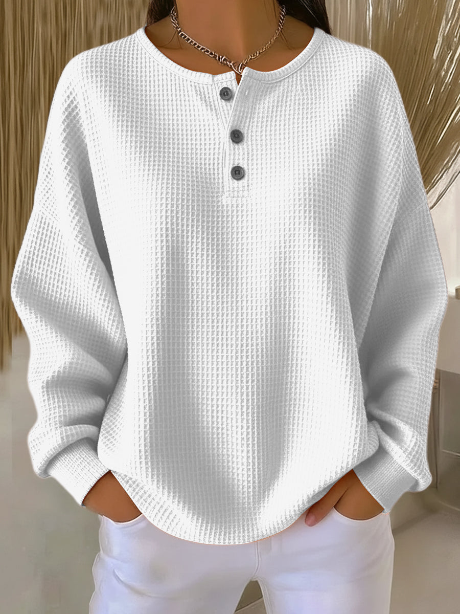 Emelia | Casual Crew Neck Sweatshirt