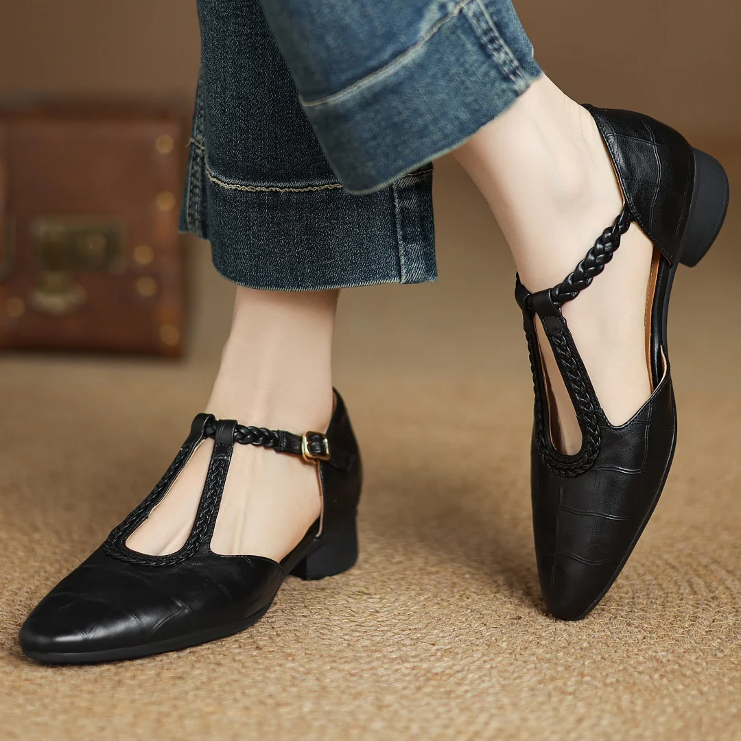 Scarlett&Claire™| Kepa Leather Mary Janes