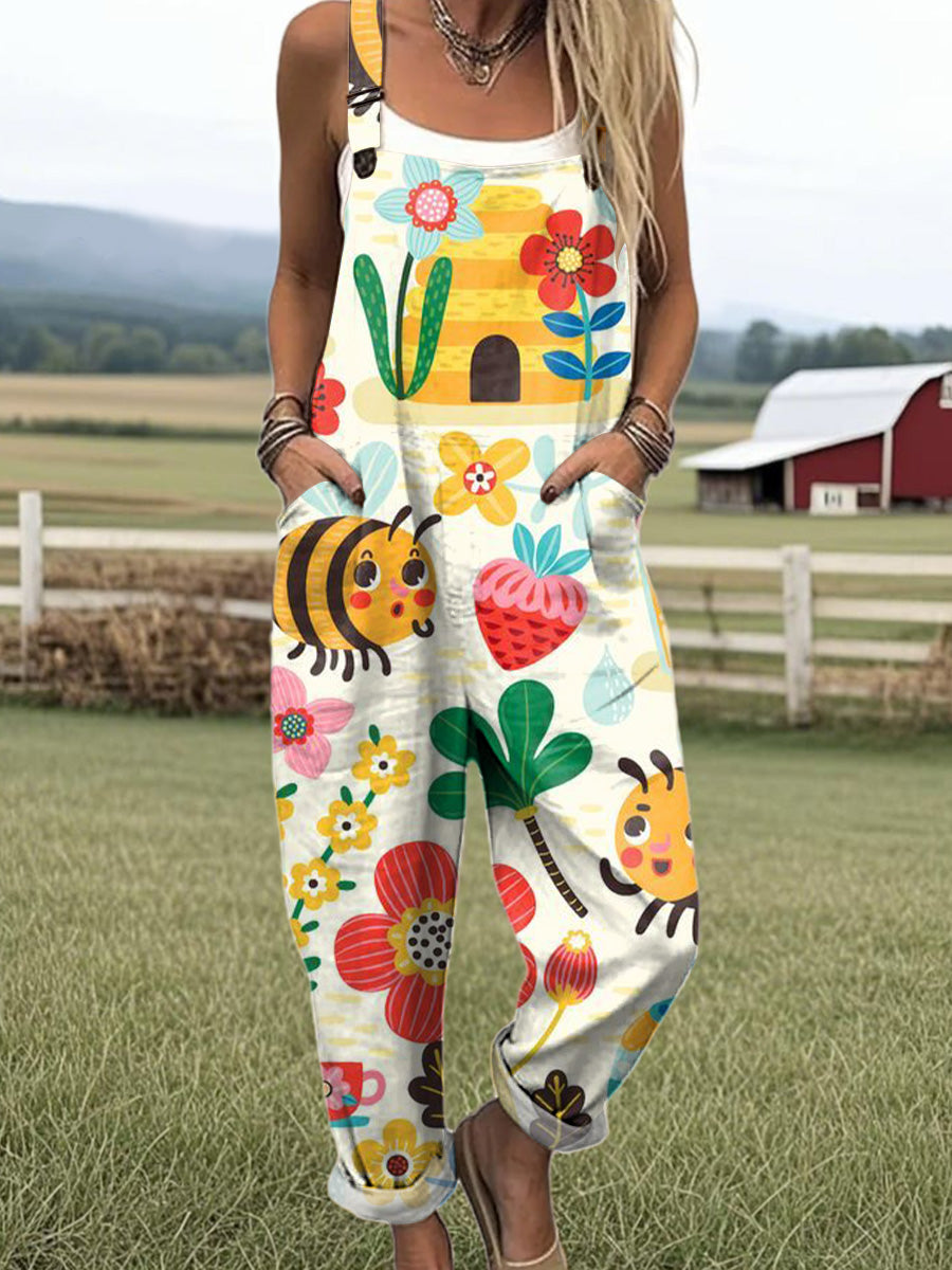 Barbara | Garden Buzz Jumpsuit