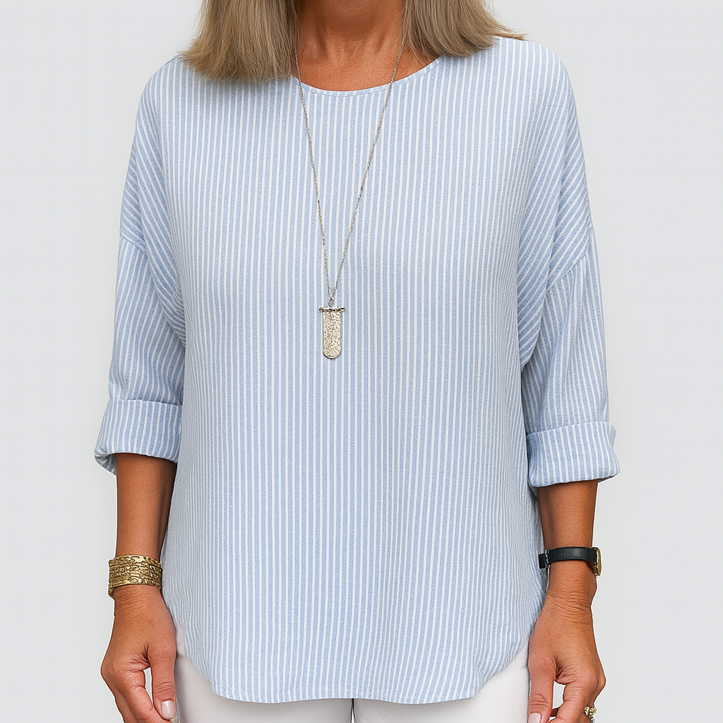 Ria | Trendy Striped Blouse