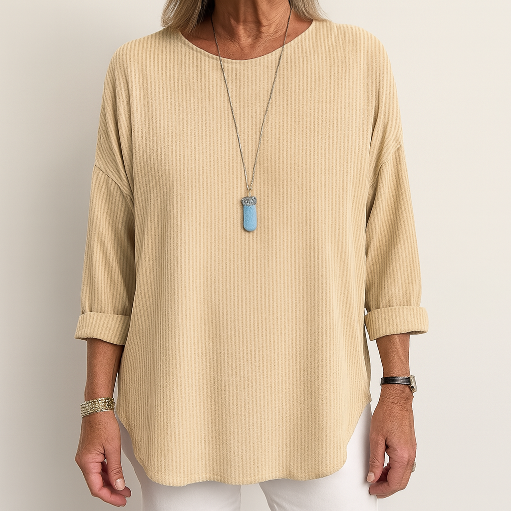 Ria | Trendy Striped Blouse