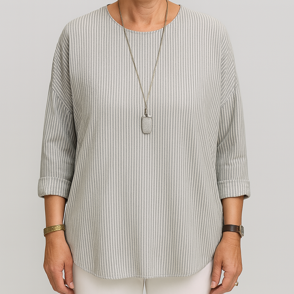 Ria | Trendy Striped Blouse