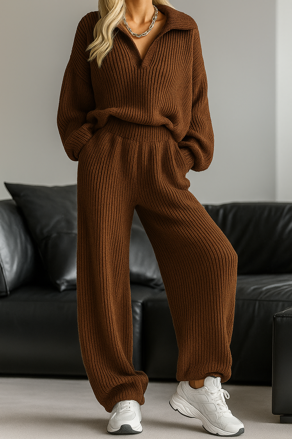 Mia™ | Cozy Knit Lounge Set