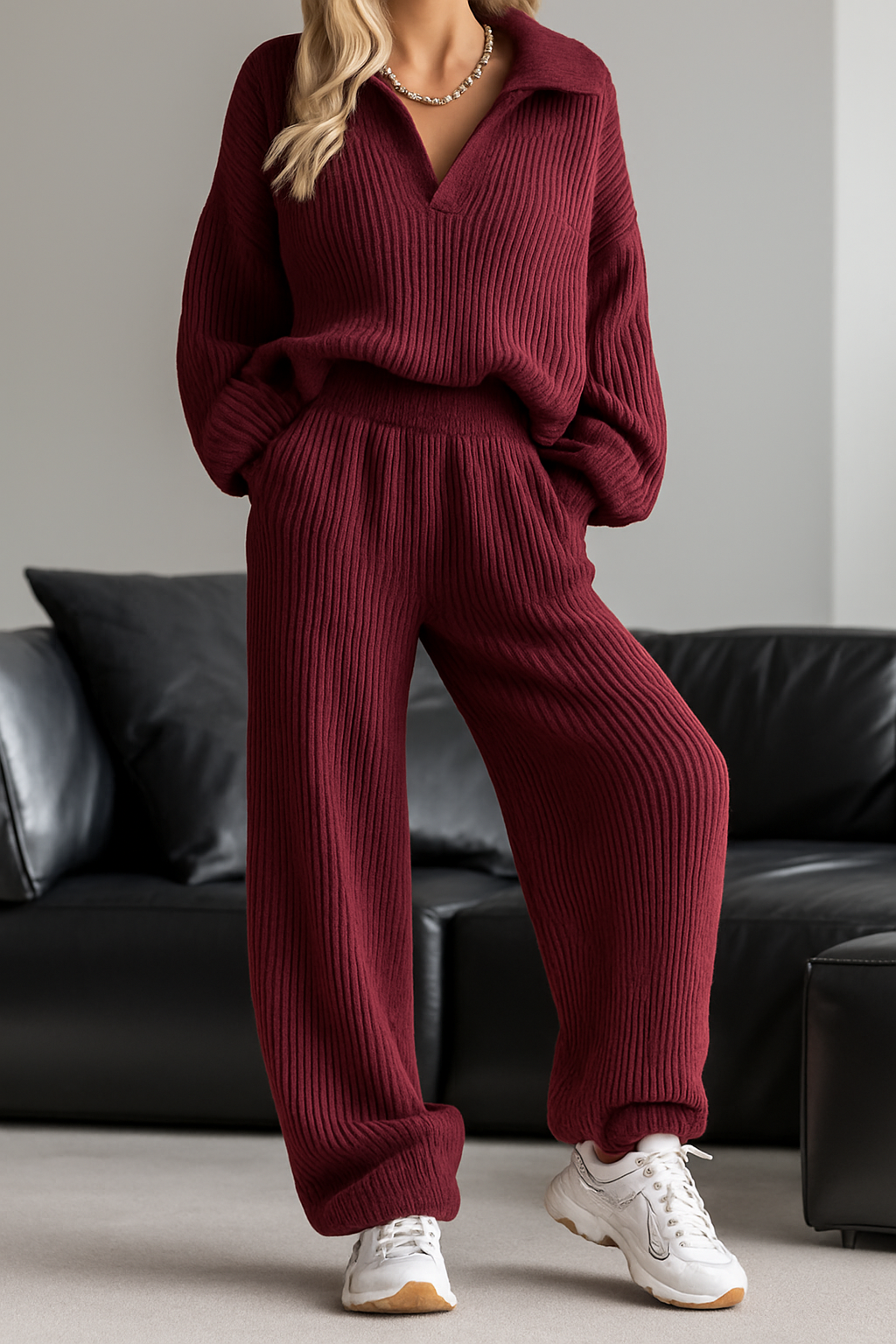 Mia™ | Cozy Knit Lounge Set