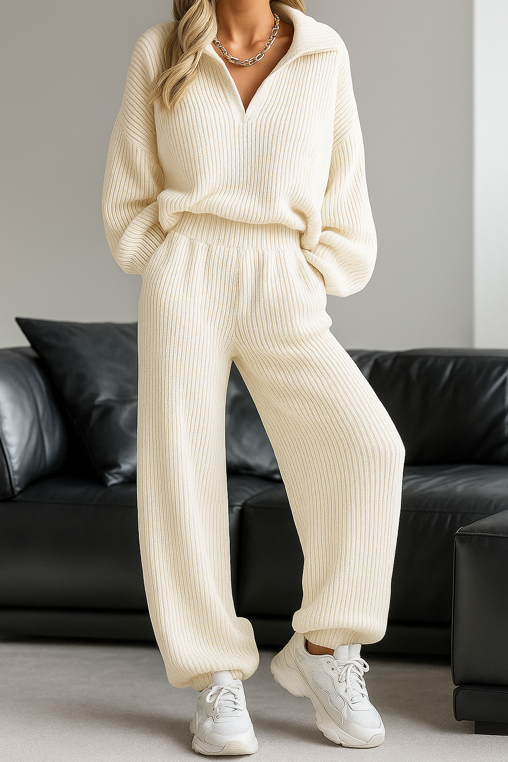 Mia™ | Cozy Knit Lounge Set
