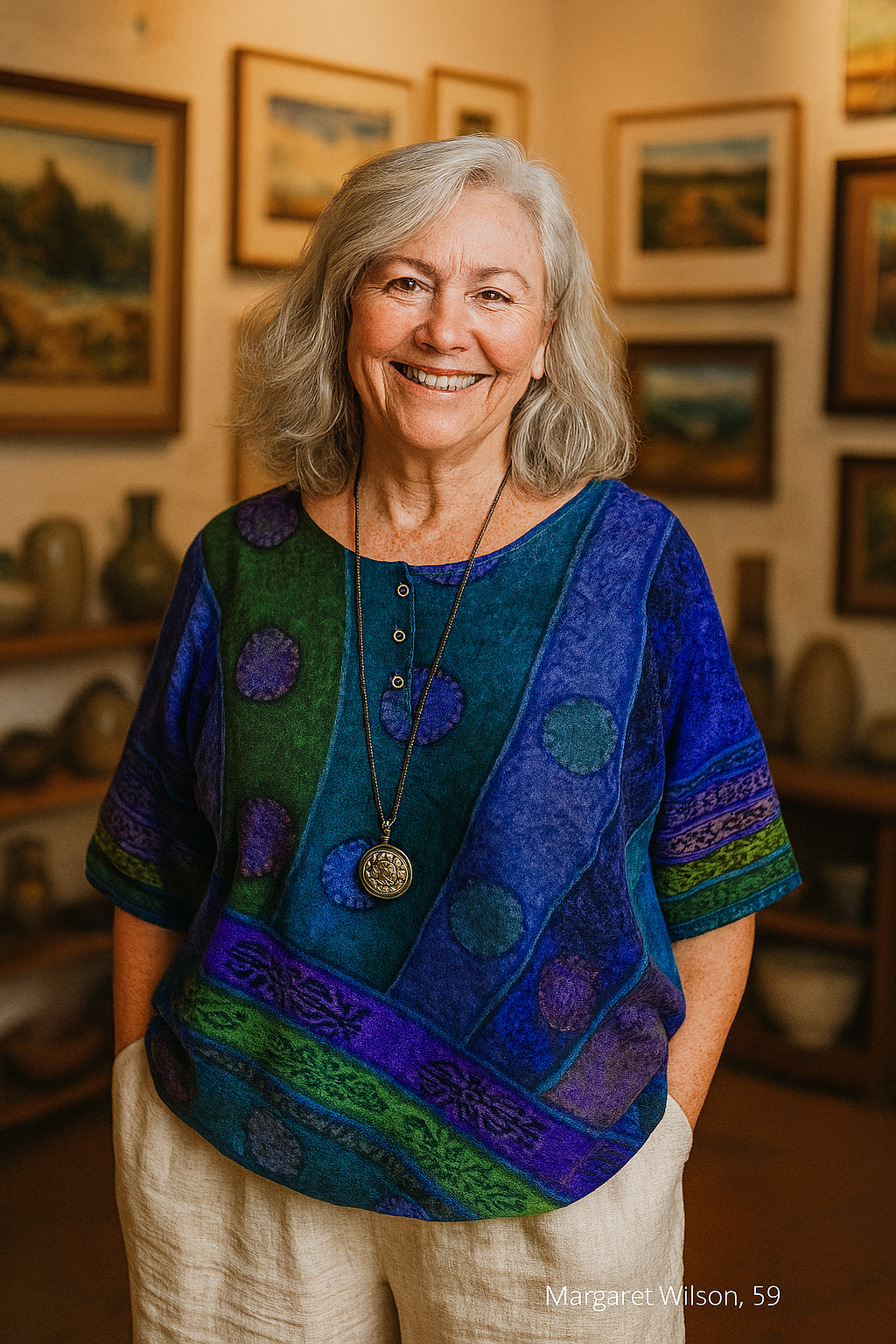 Helena | Elegant Artistic Top