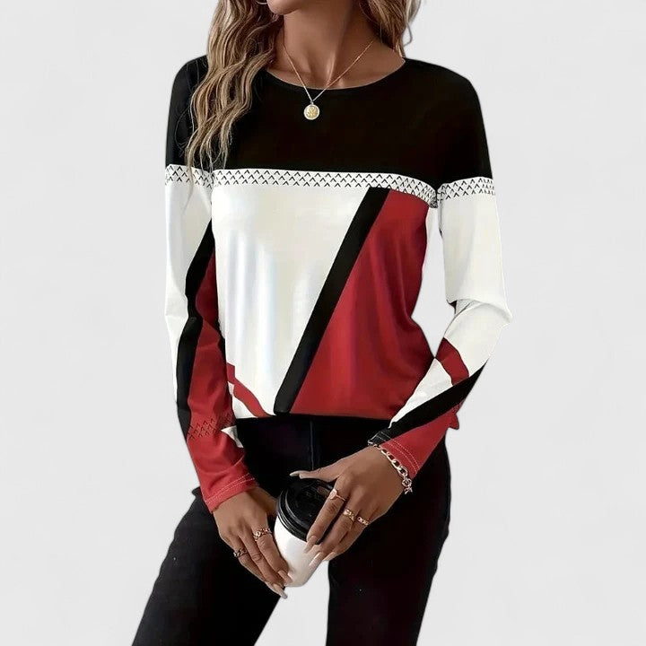 Lena | Modern Graphic Top