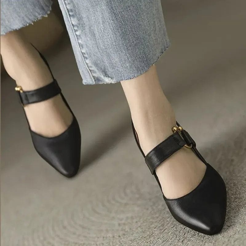 Margot | Sophisticated Retro Block Heel Pumps