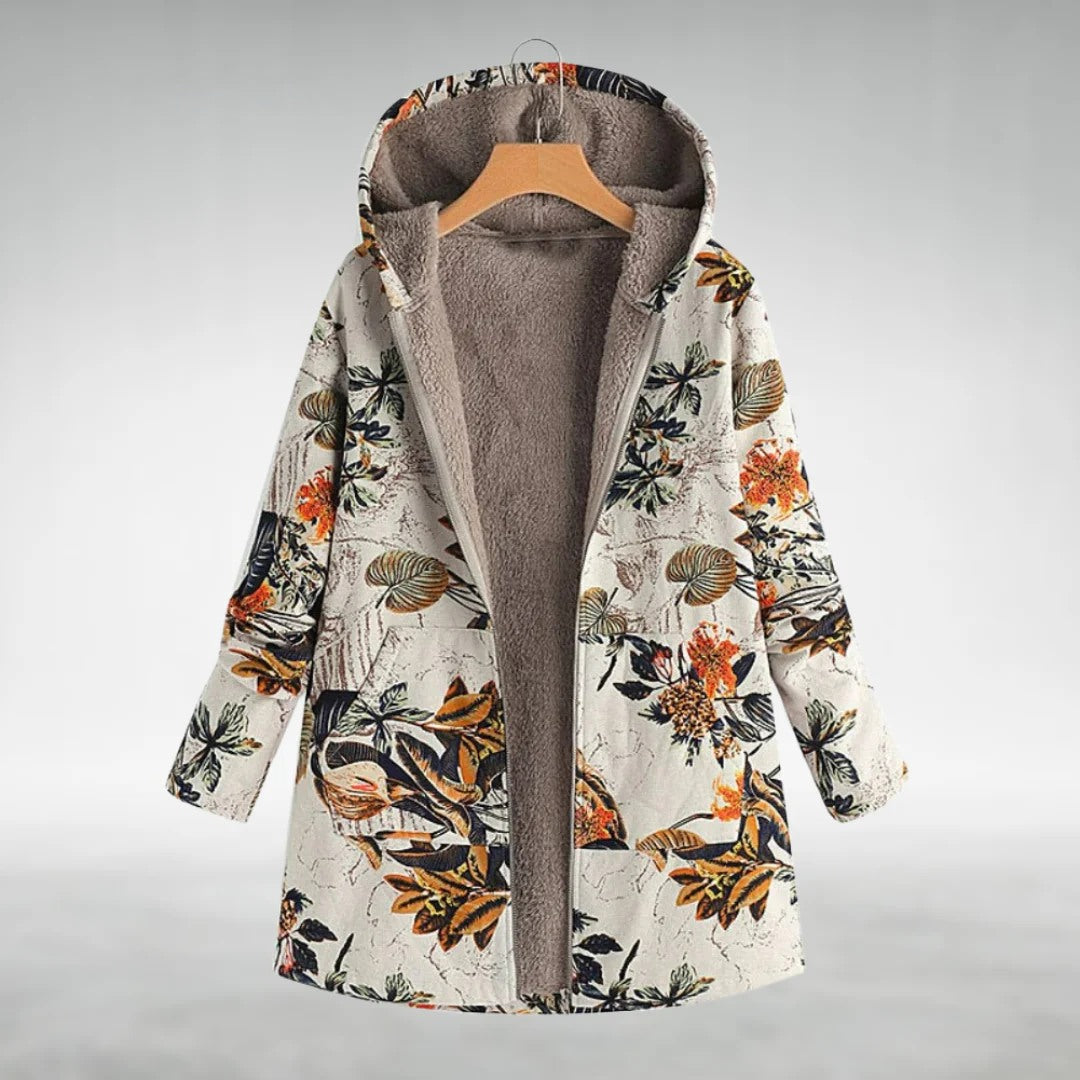Fleural™ | Stylish Fleece Jacket with Floral Pattern