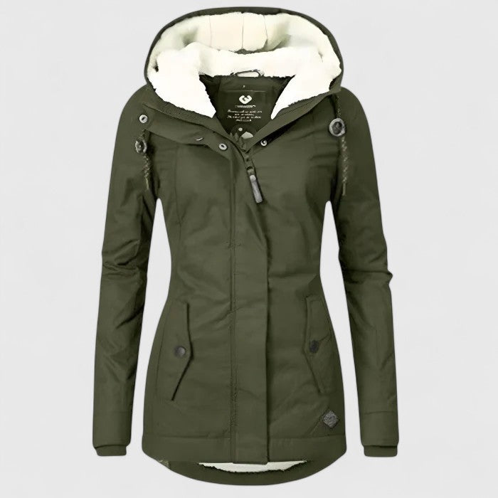 Scarlett | Water-Repellent Winter Jacket with Hood