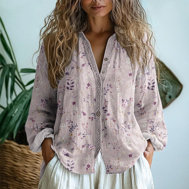S&C™ | Vintage Leaf Blouse