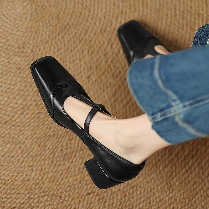 Kalvoria Leopard Mary Janes