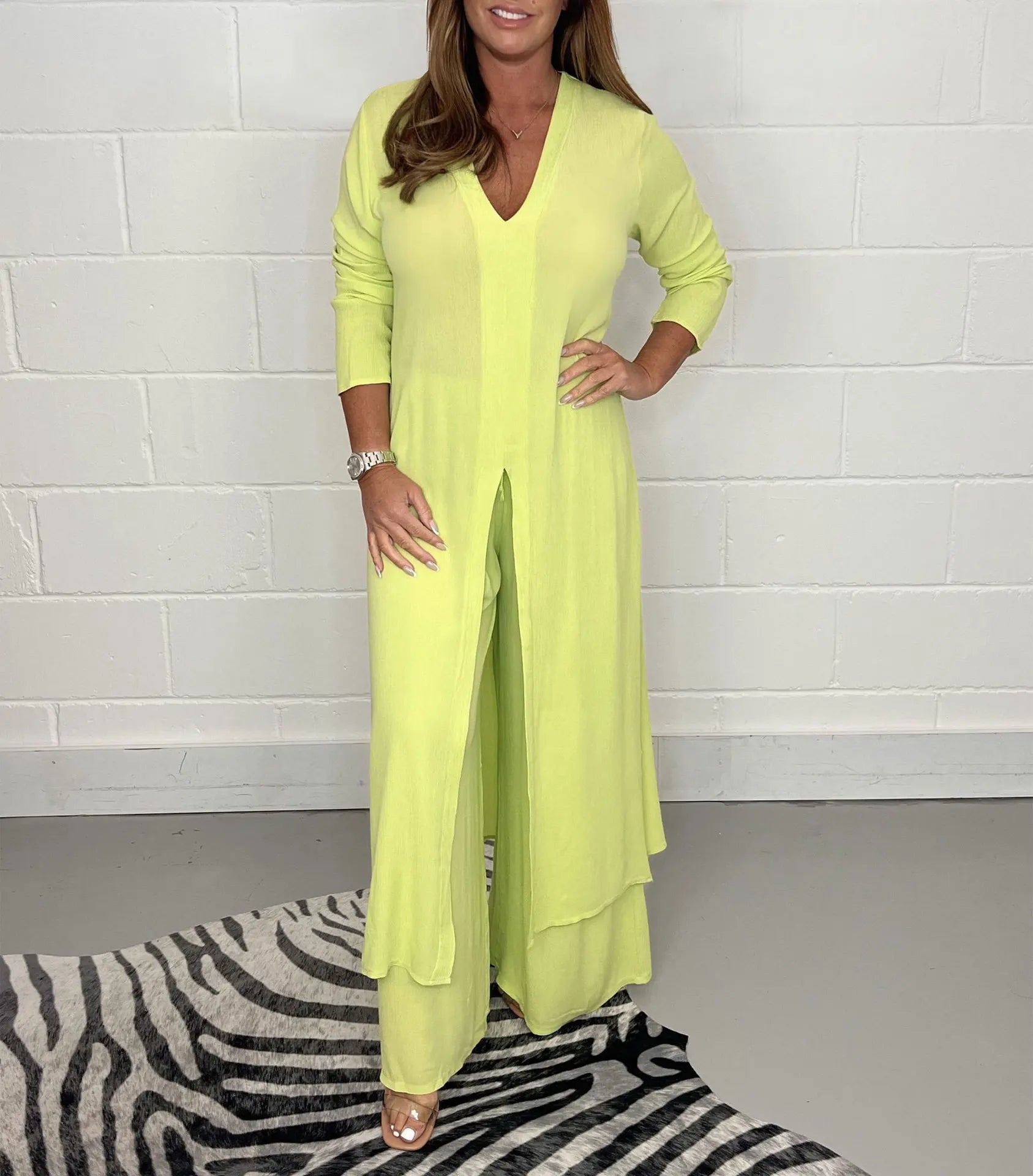 Isabella | Stylish Long Top & Pants Set