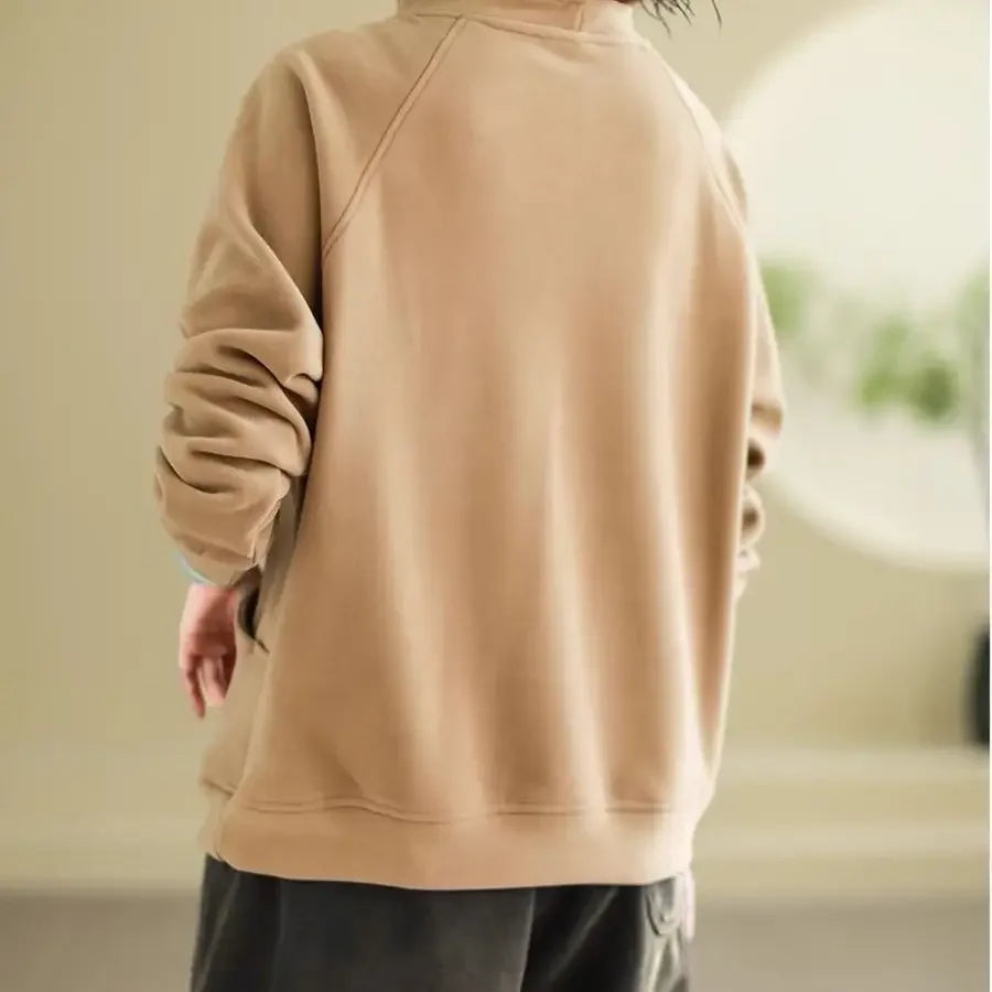 Margaret | Warm Button-Front Winter Pullover