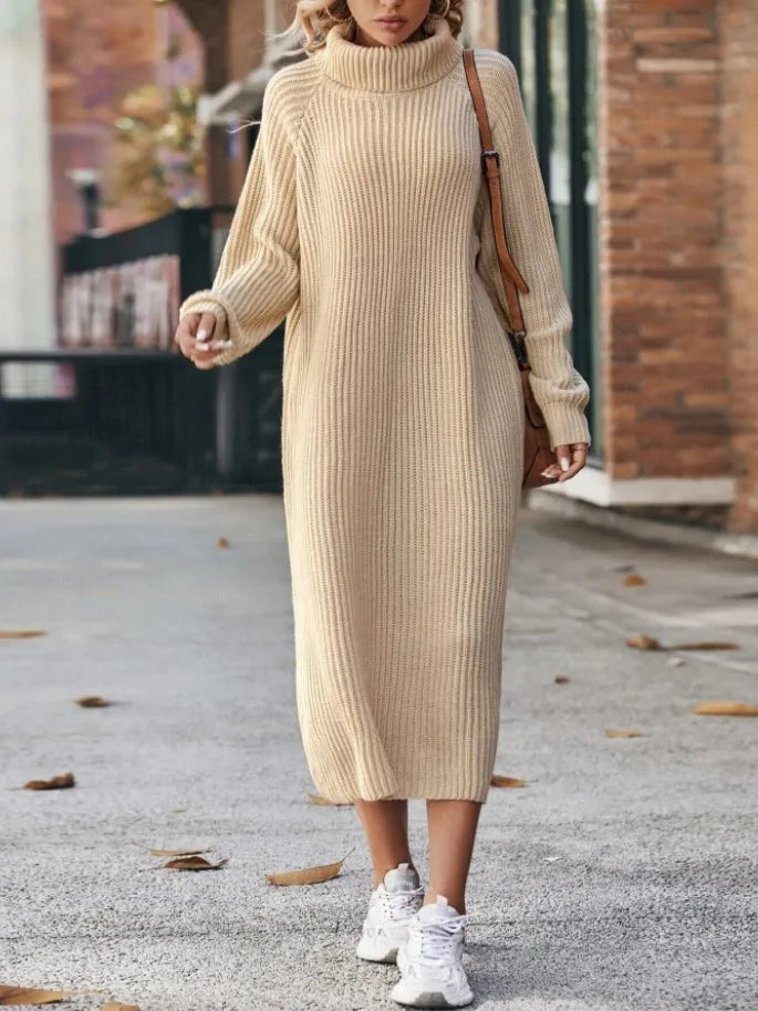 Nora | Classic Turtleneck Knit Dress