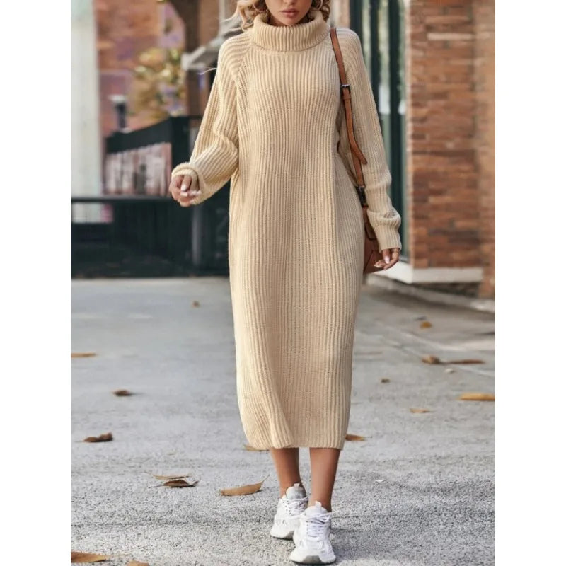 Nora | Classic Turtleneck Knit Dress