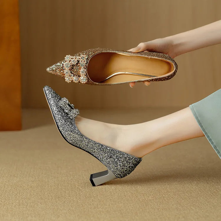 Scarlett&Claire™| Gloria Glitter Pumps