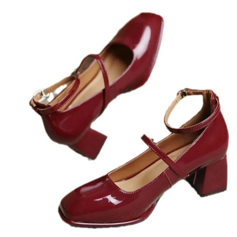 Scarlett&Claire™| Elegant Ankle-Strap Pumps