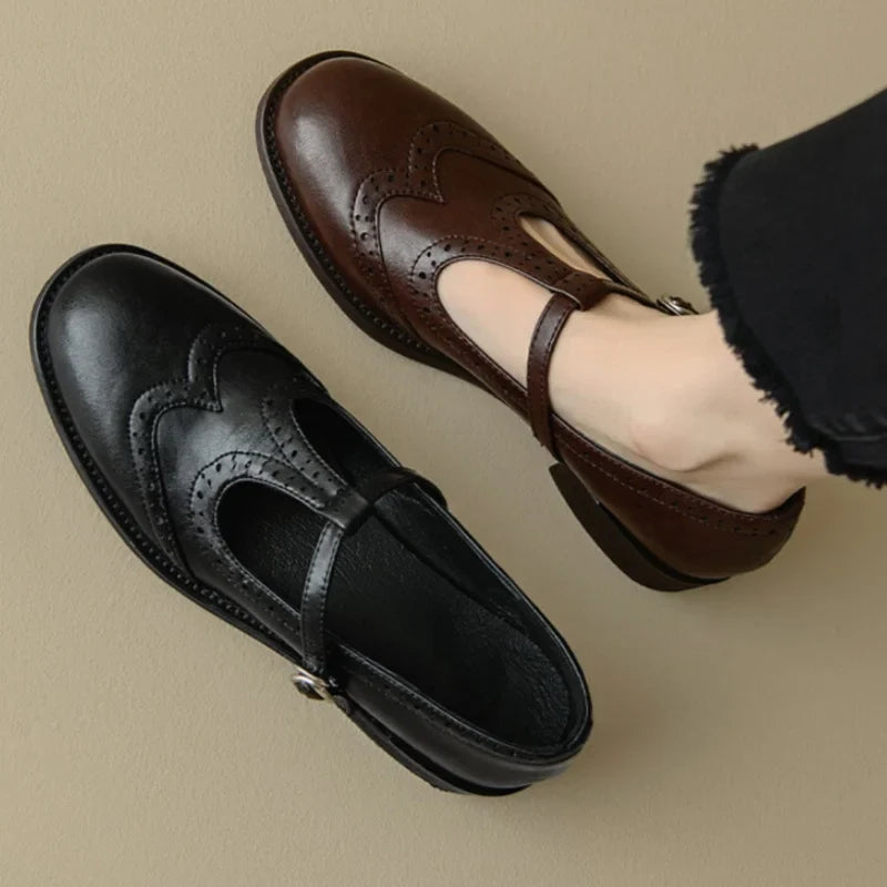 Scarlett&Claire™| Elegant T-Strap Mary Janes