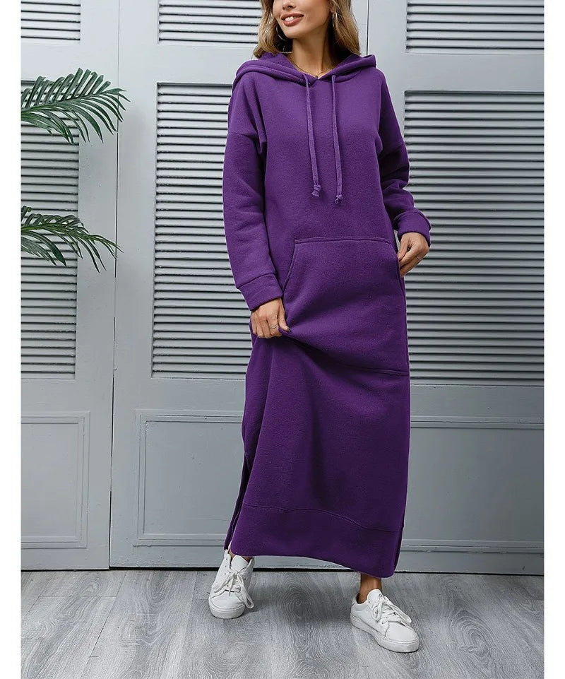 Avery | Cozy Long Hoodie Dress