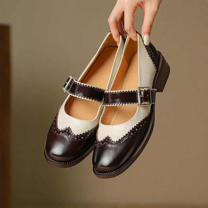 Scarlett&Claire™| Miana Leather Mary Janes