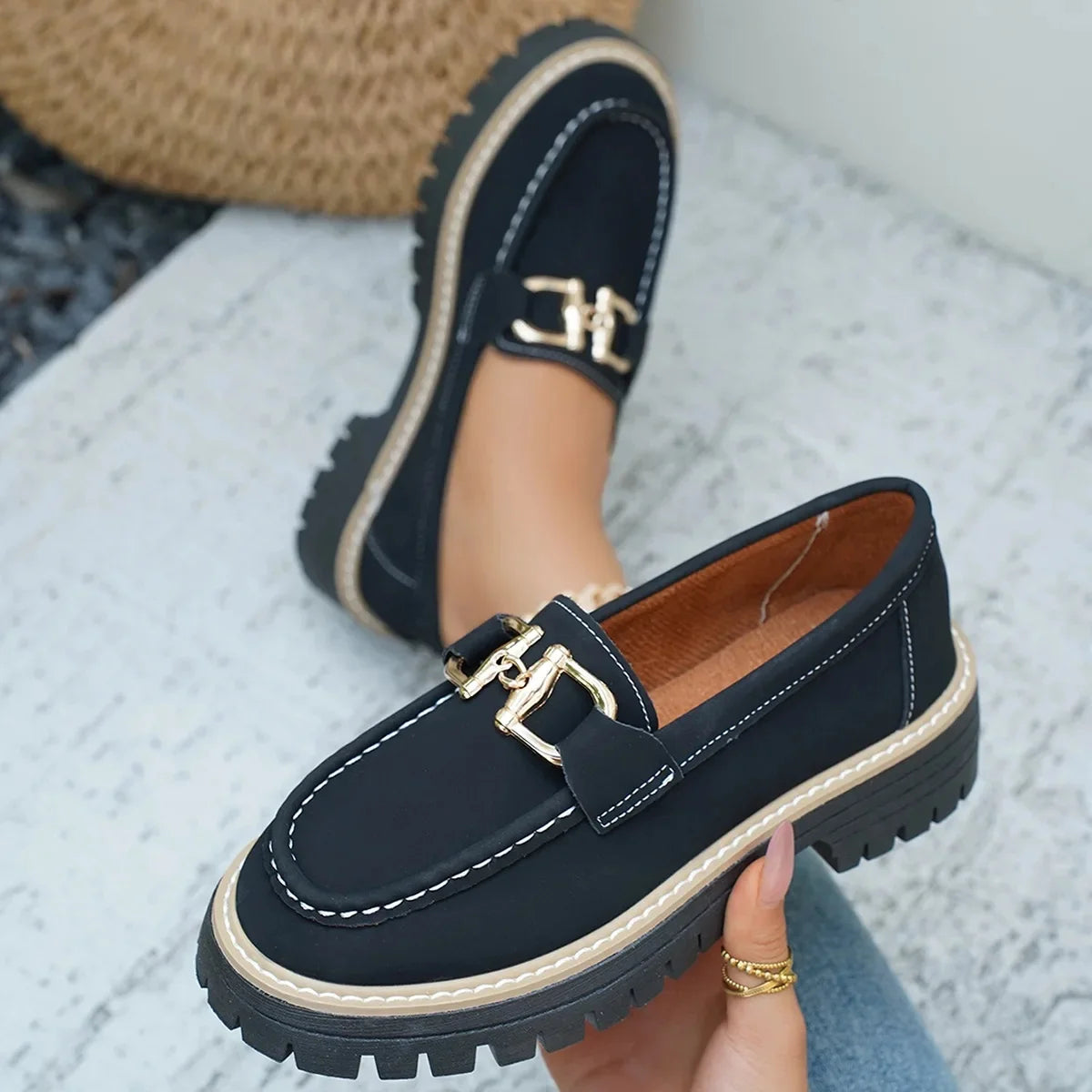 Sarah™ | Premium Orthopedic Moccasins for Effortless Elegance