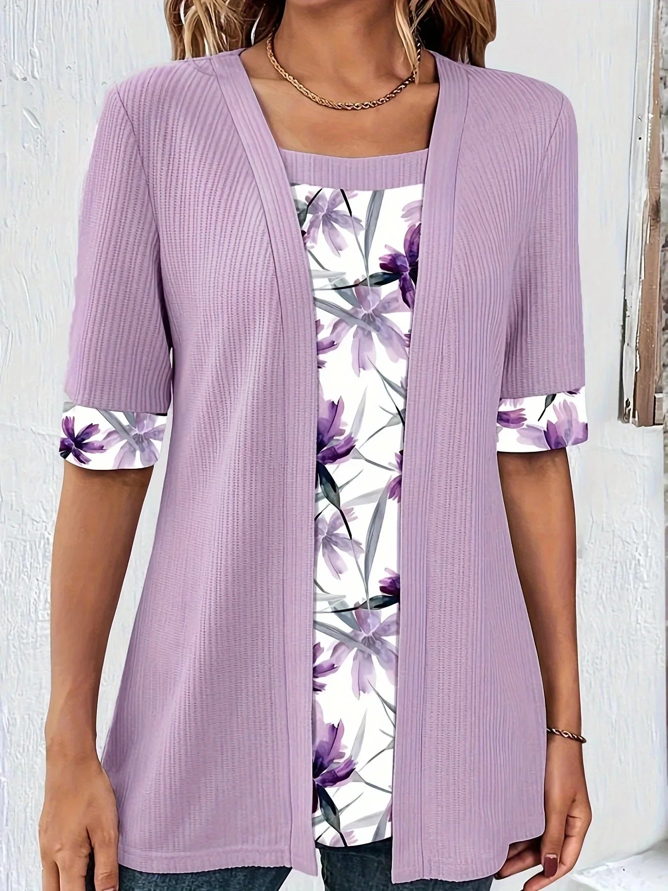 Mayla™ | Elegant Two-Piece Women's Blouse