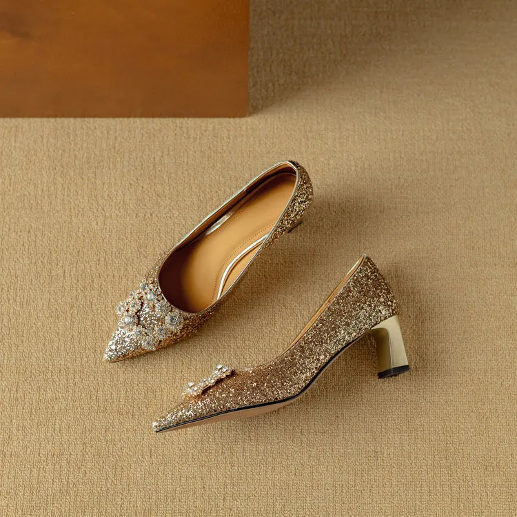 Scarlett&Claire™| Gloria Glitter Pumps