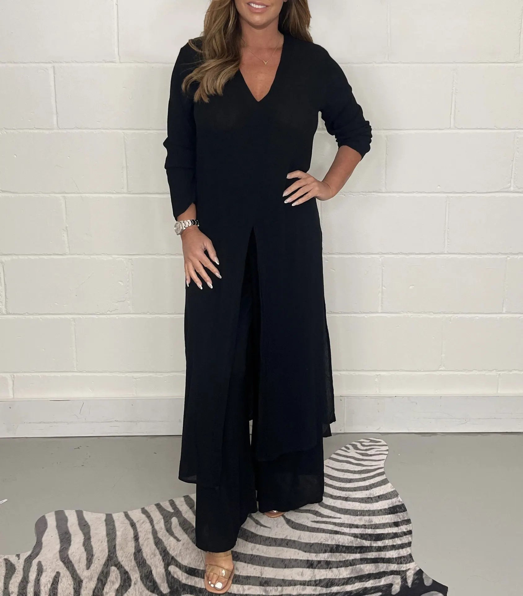 Isabella | Stylish Long Top & Pants Set