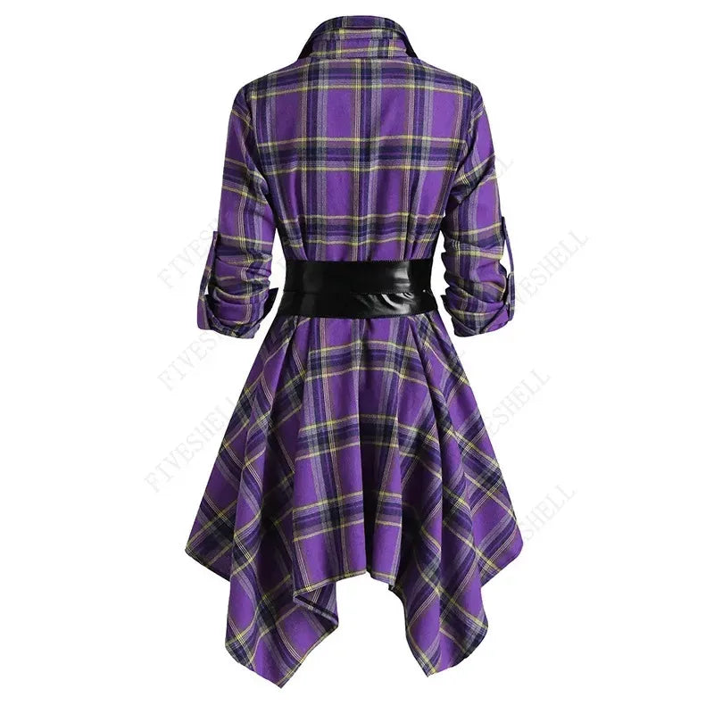 Margaret | Classic Elegant Shirt Dress With Waist Tie