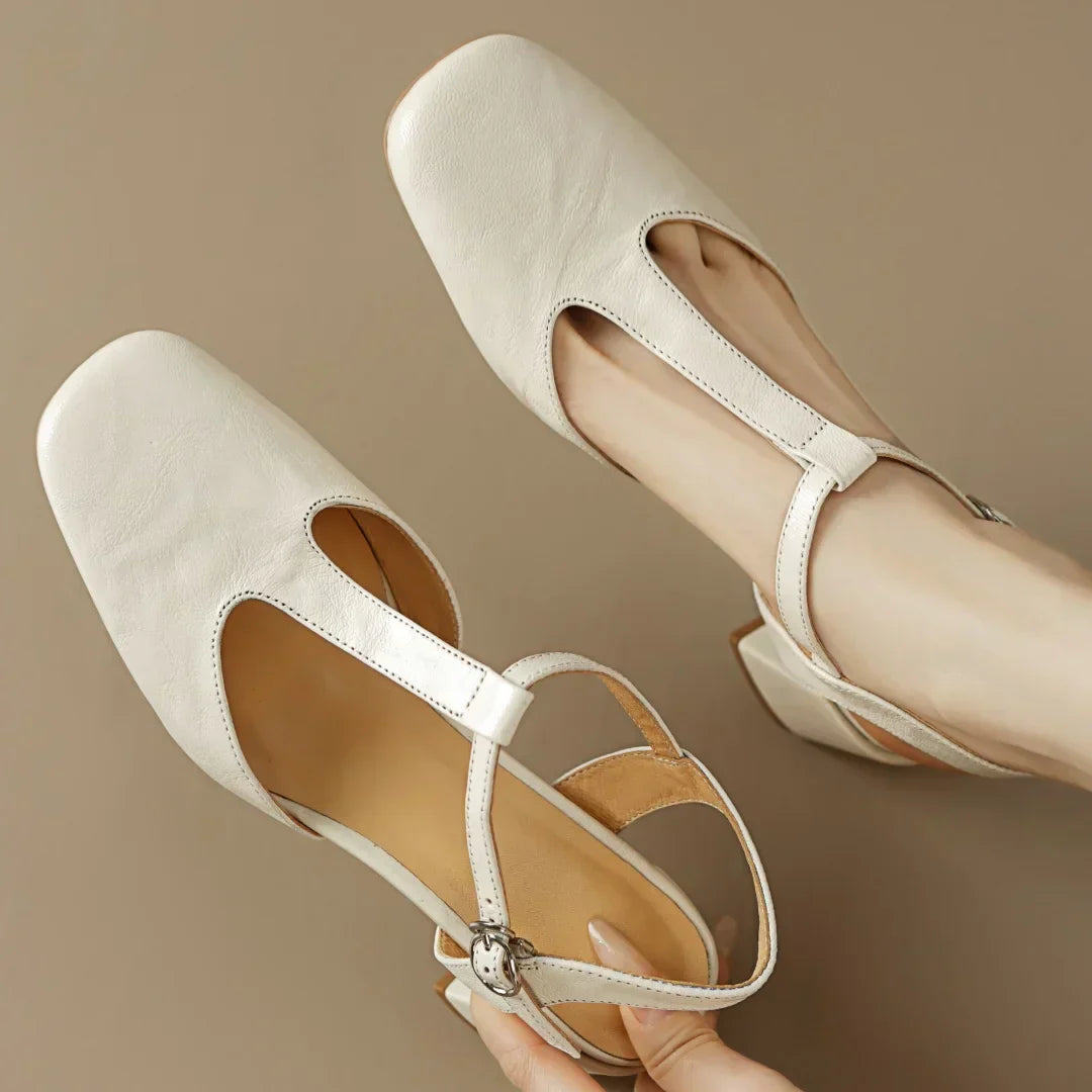 Scarlett&Claire™| Beatrica Leather Mary Janes