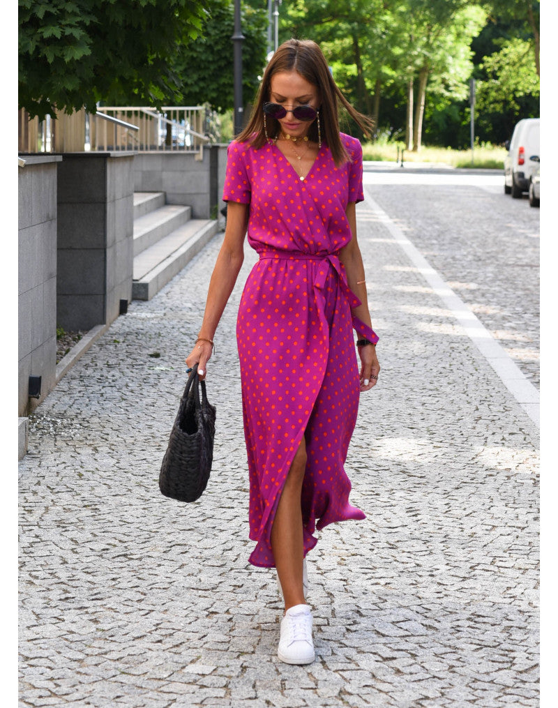 Aureza | Soft Bloom Wrap Dress