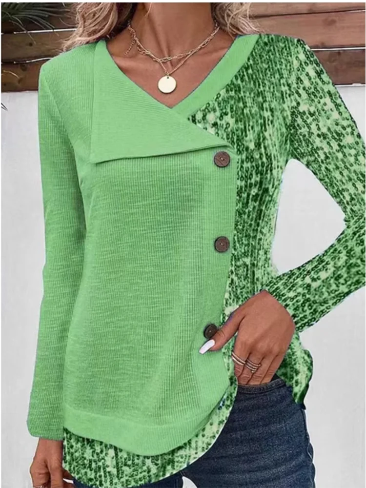 Susan | Flattering Asymmetric Button Knit Top