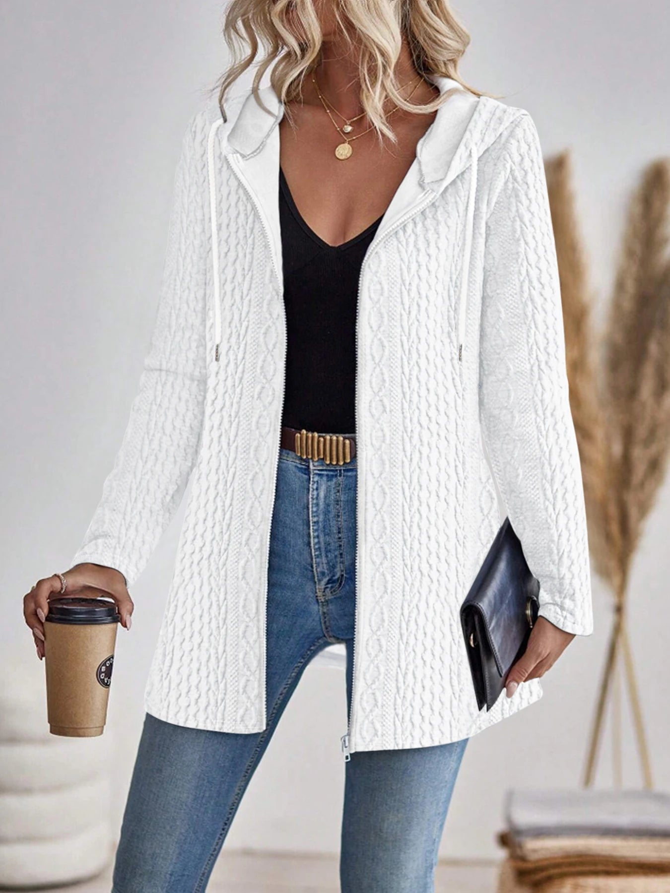 Emma | Elegant Hooded Zipper