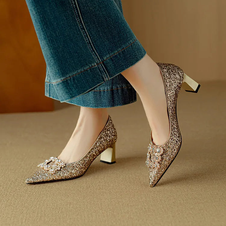 Scarlett&Claire™| Gloria Glitter Pumps