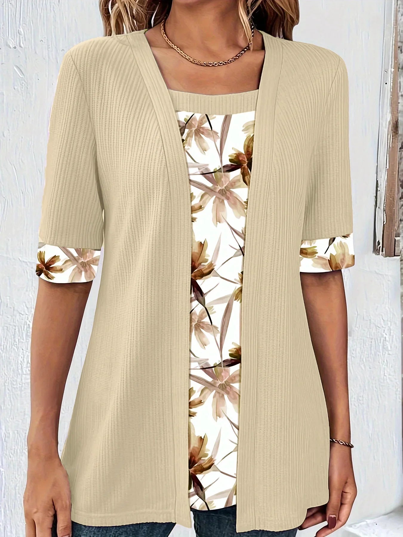 Mayla™ | Elegant Two-Piece Women's Blouse