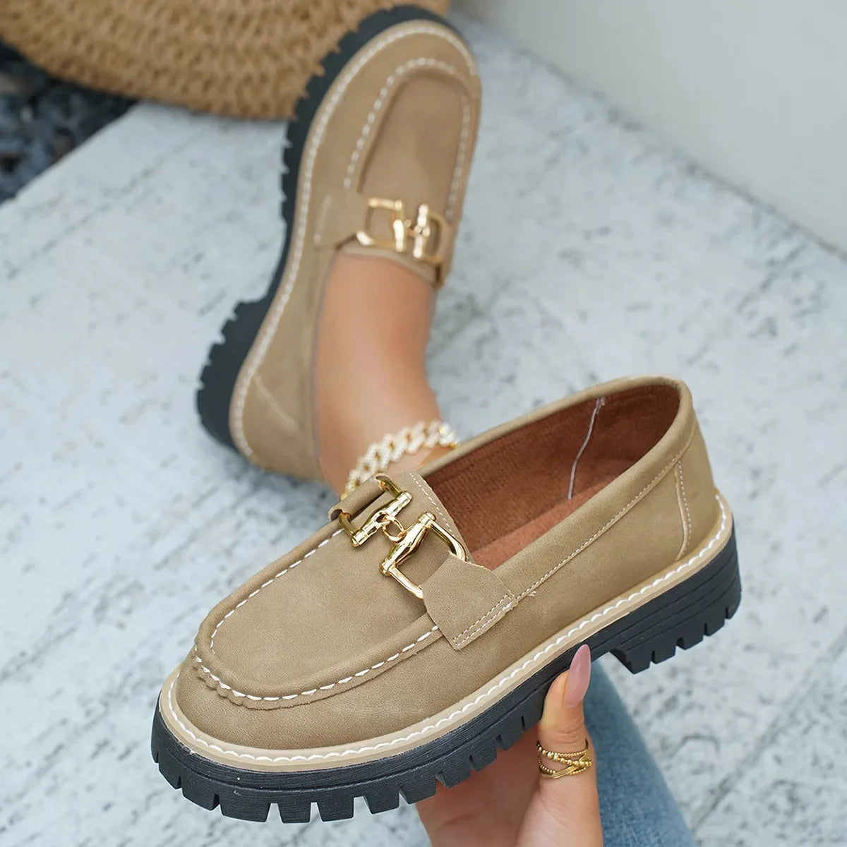 Sarah™ | Premium Orthopedic Moccasins for Effortless Elegance