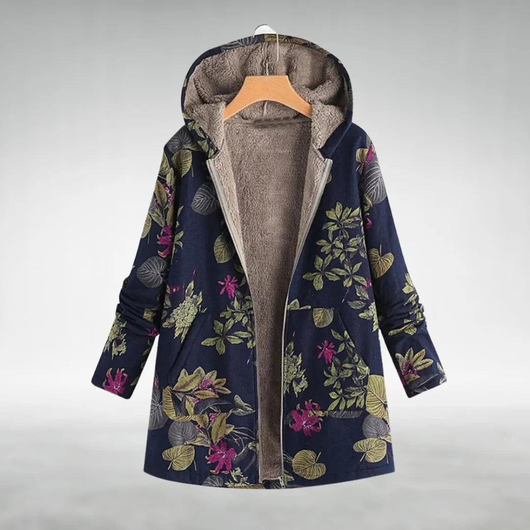 Fleural™ | Stylish Fleece Jacket with Floral Pattern