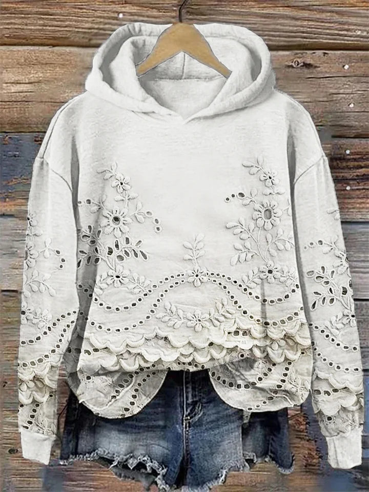Sara | Sweater with Lace Details