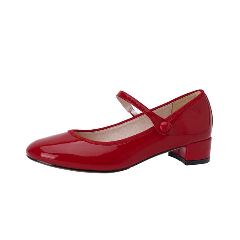 Scarlett&Claire™| Livy Leather Mary Janes