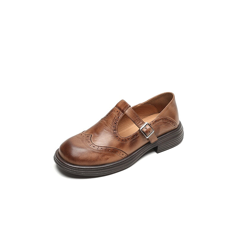 Scarlett&Claire™| Risla Leather Mary Janes