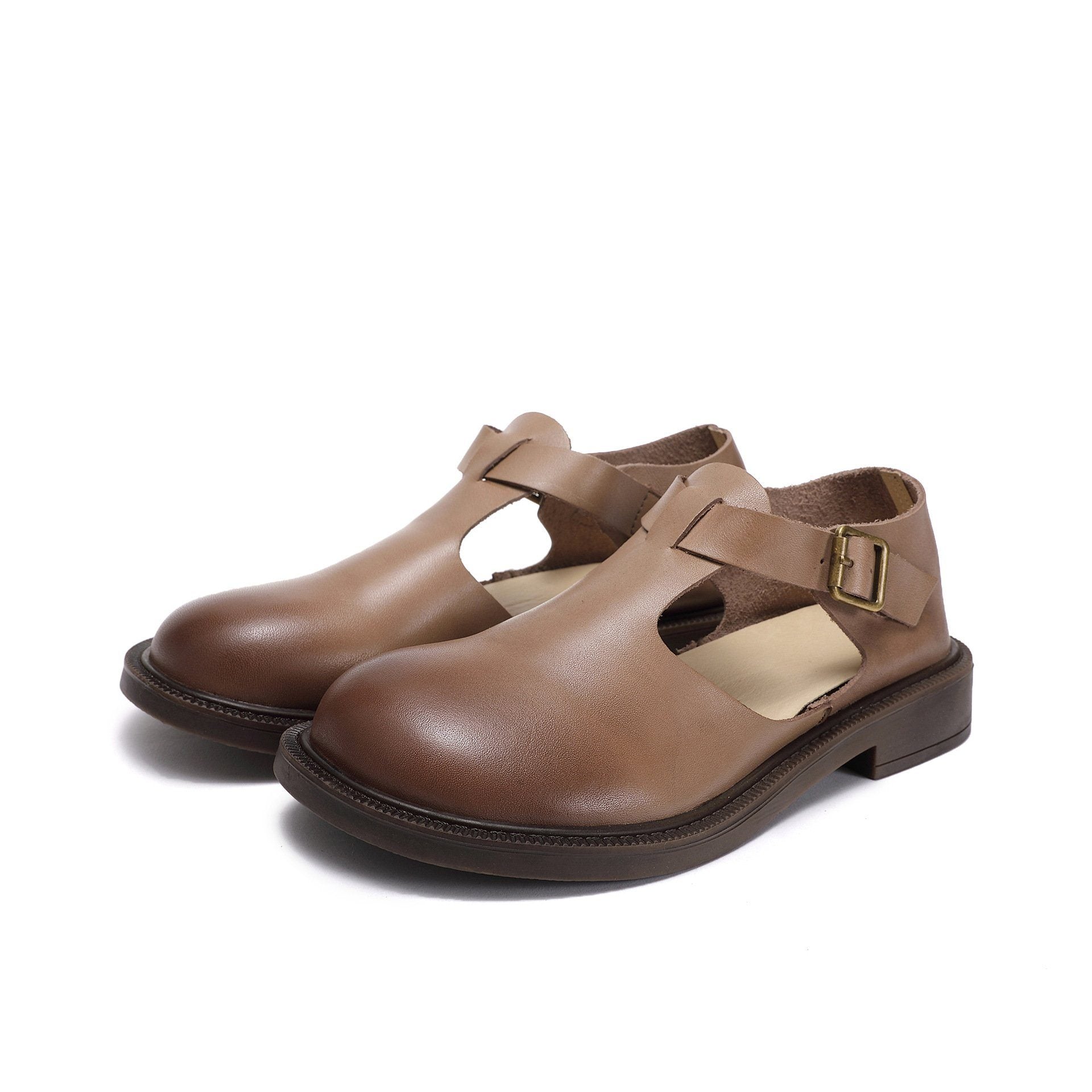 Scarlett&Claire™| Colette Leather Mary Janes