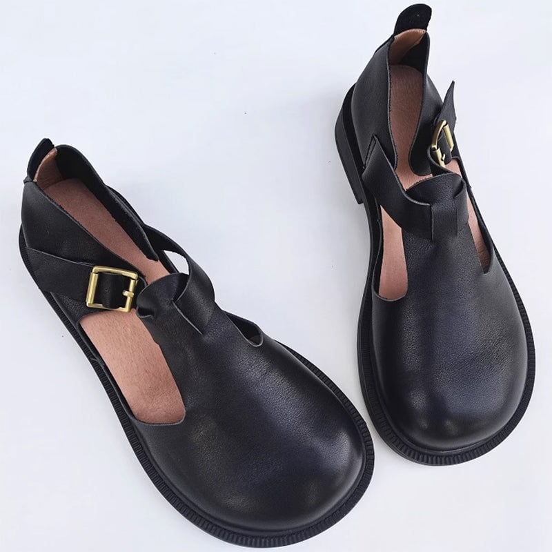 Scarlett&Claire™| Colette Leather Mary Janes